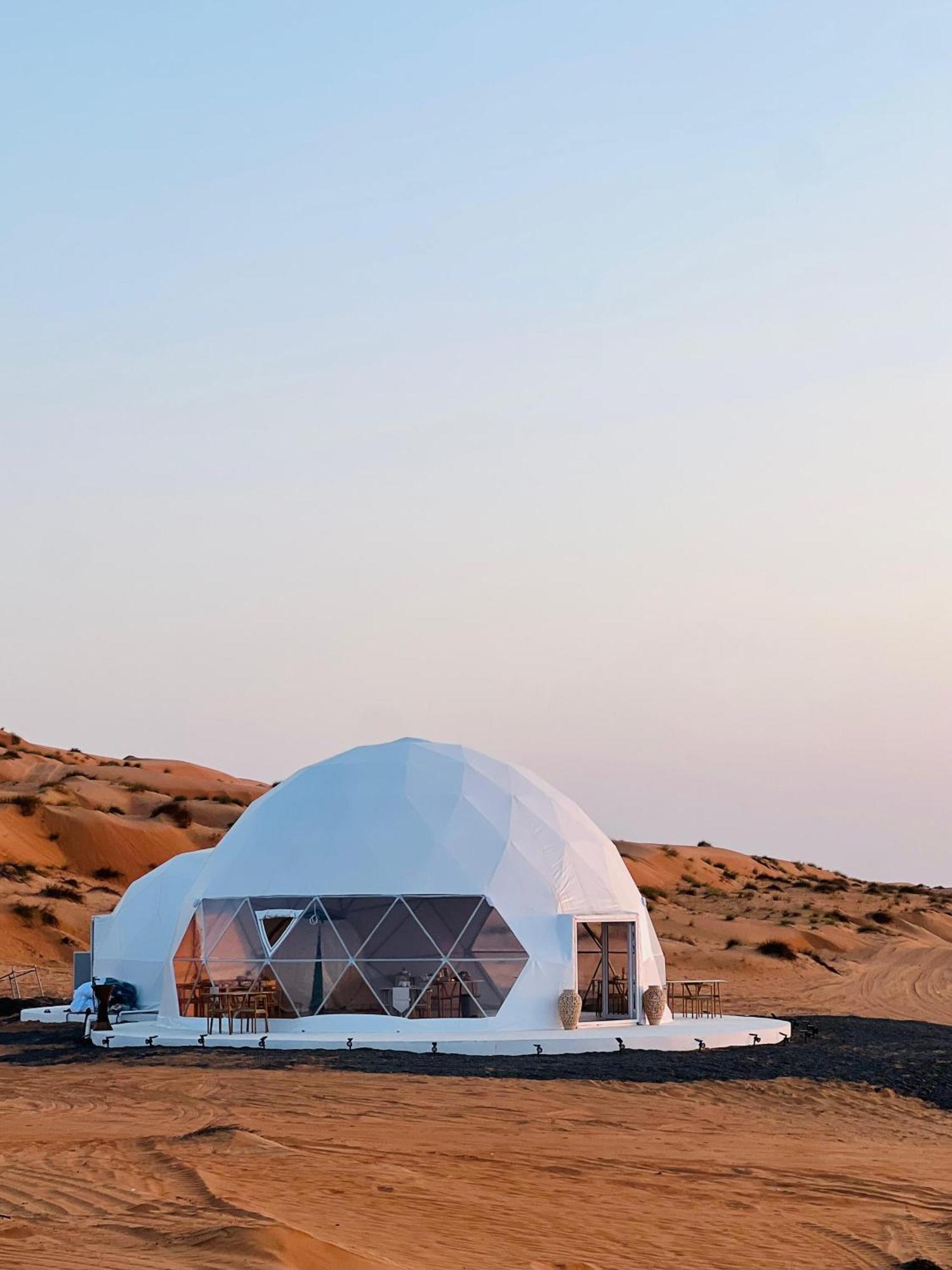 ホテル Bubbles Domes Private Cmp Al Wāşil エクステリア 写真