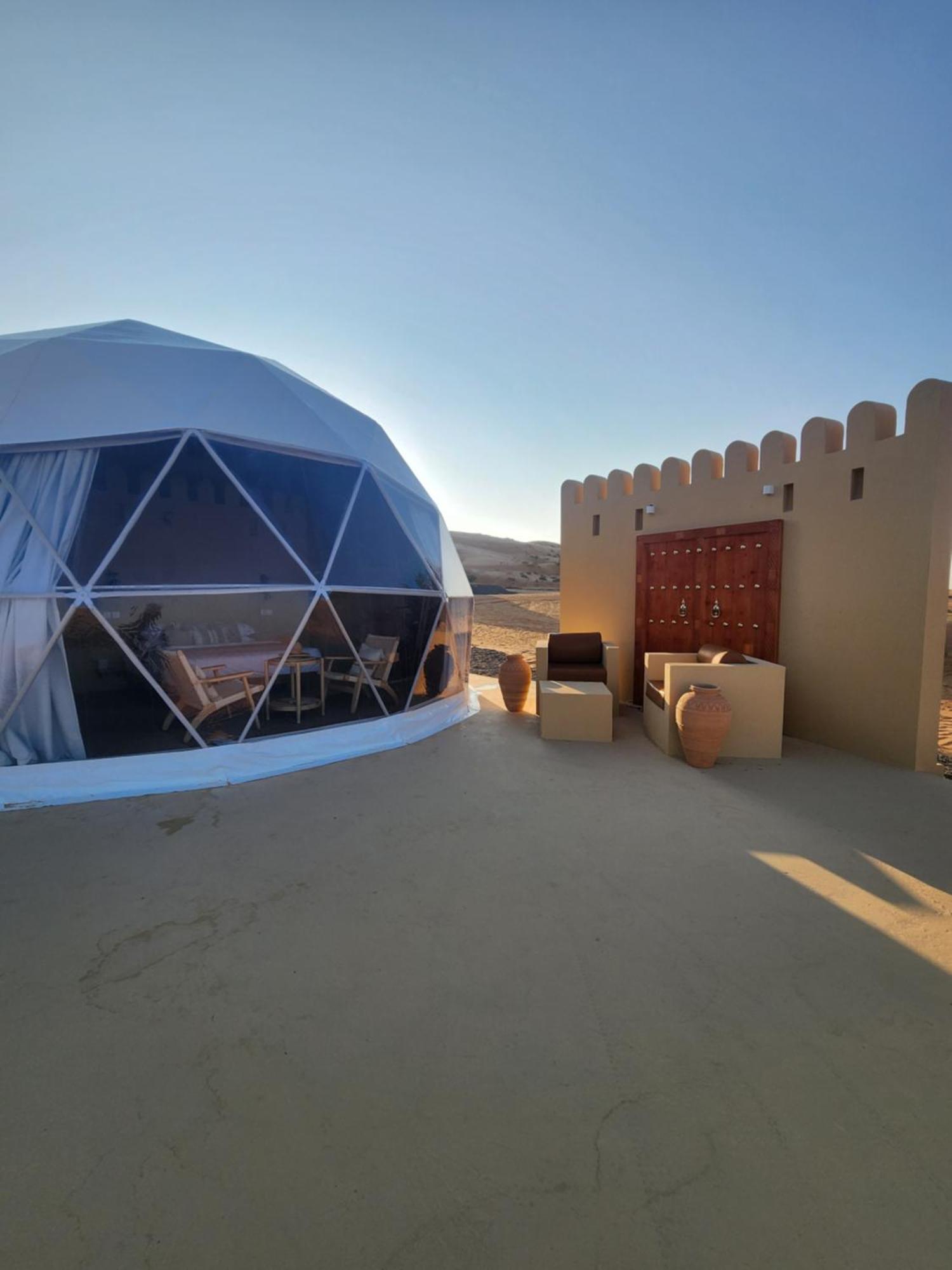 ホテル Bubbles Domes Private Cmp Al Wāşil 部屋 写真