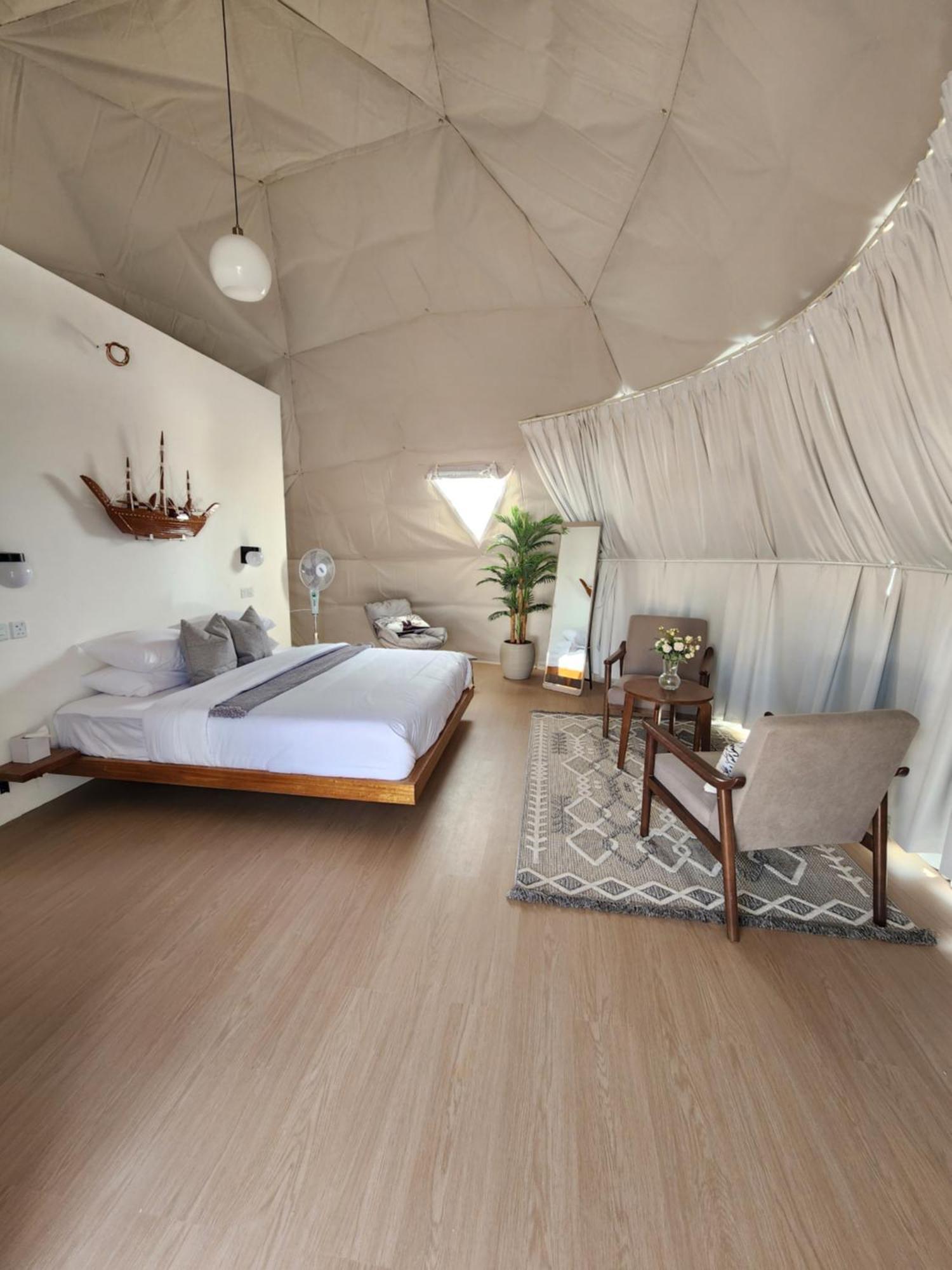 ホテル Bubbles Domes Private Cmp Al Wāşil 部屋 写真
