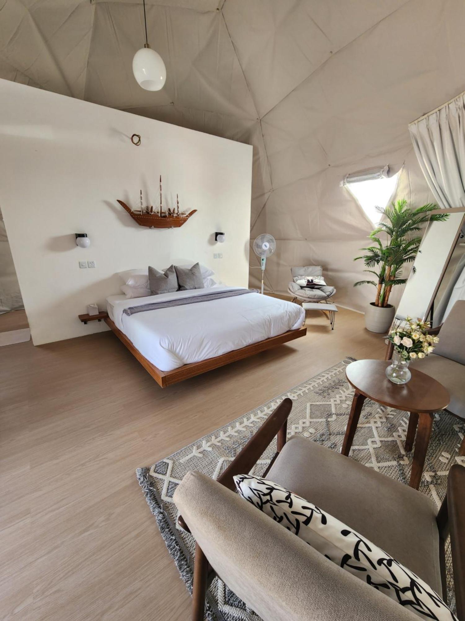 ホテル Bubbles Domes Private Cmp Al Wāşil 部屋 写真
