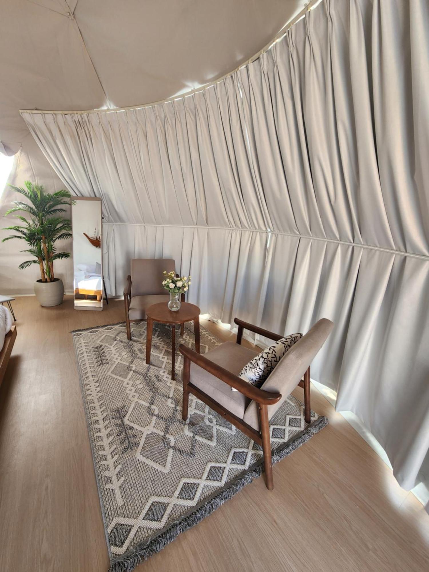 ホテル Bubbles Domes Private Cmp Al Wāşil 部屋 写真