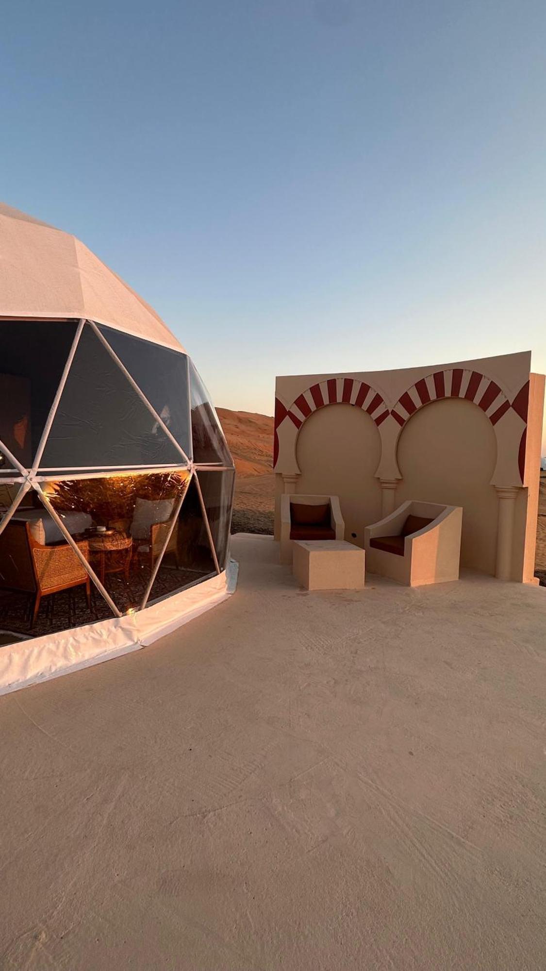 ホテル Bubbles Domes Private Cmp Al Wāşil 部屋 写真