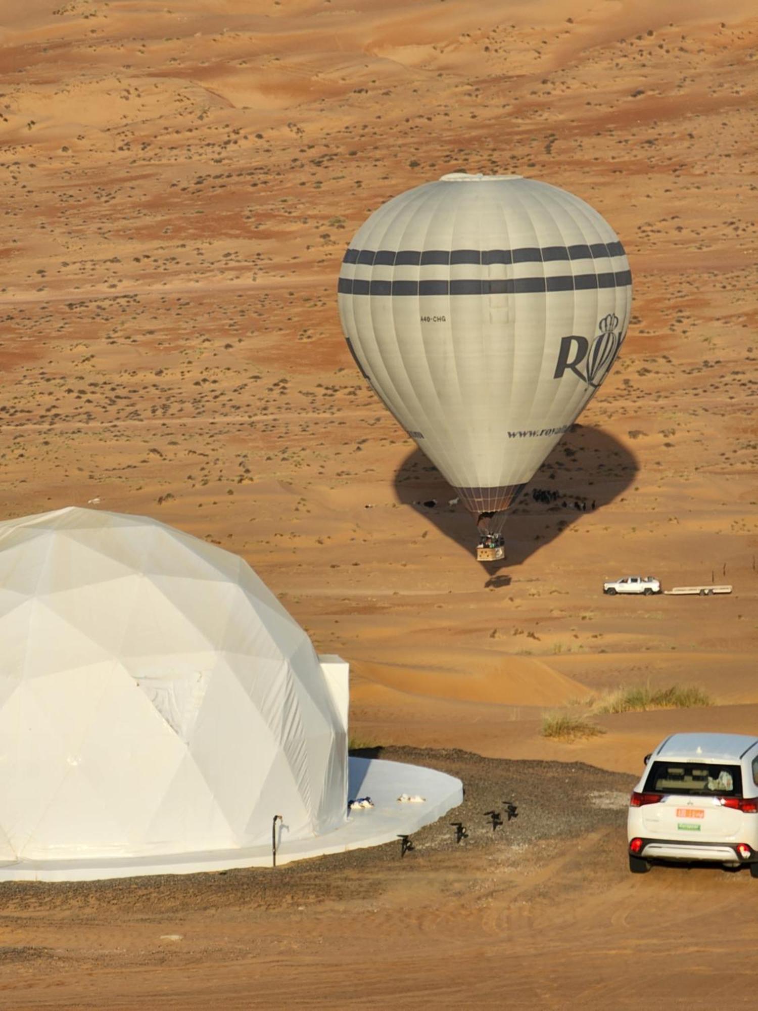 ホテル Bubbles Domes Private Cmp Al Wāşil エクステリア 写真